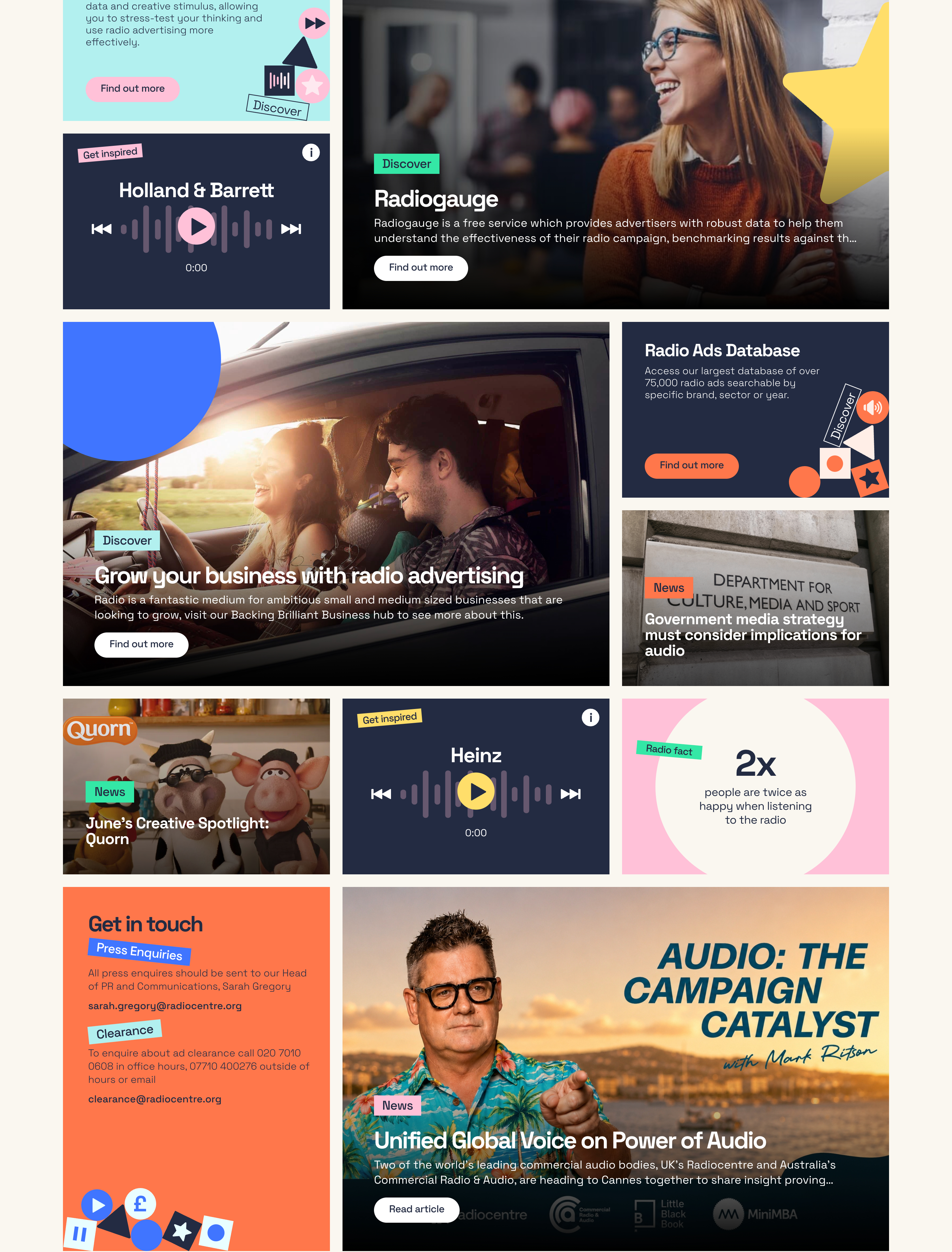 WARC, the state of audio